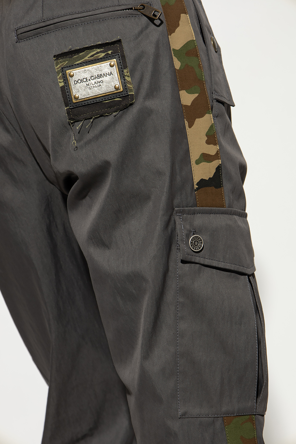 Dolce and gabbana cargo hot sale pants